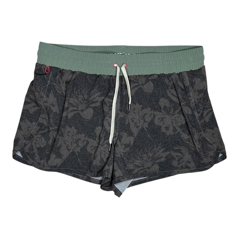 Fish Hippie Womens Shaker Shorts 3'' inseam Mid Rise Size Medium Athletic Swim
